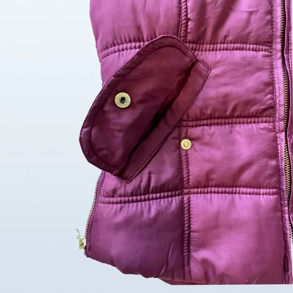 BONGO Puffer Vest with Faux Fur Hood - Picture 4 of 7